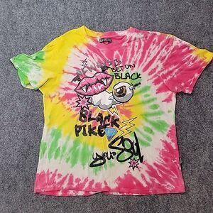 Black Pike T-shirt XL Tie Die Urban Graphic Tee